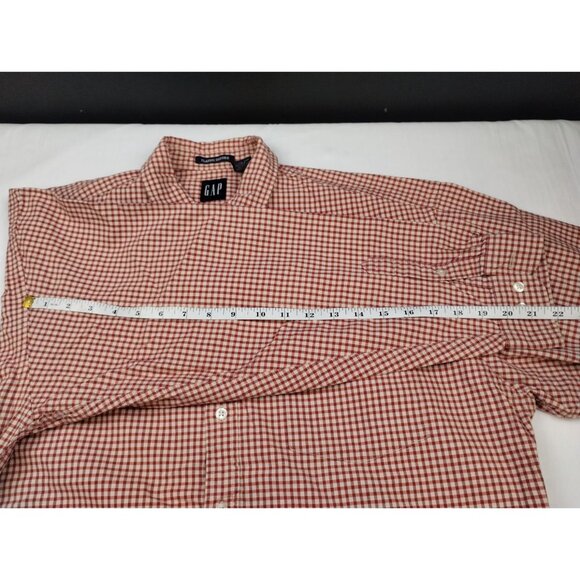Gap Men's Red Classic Oxford Shirt/Button Size L SKU 3989 - Picture 8 of 9